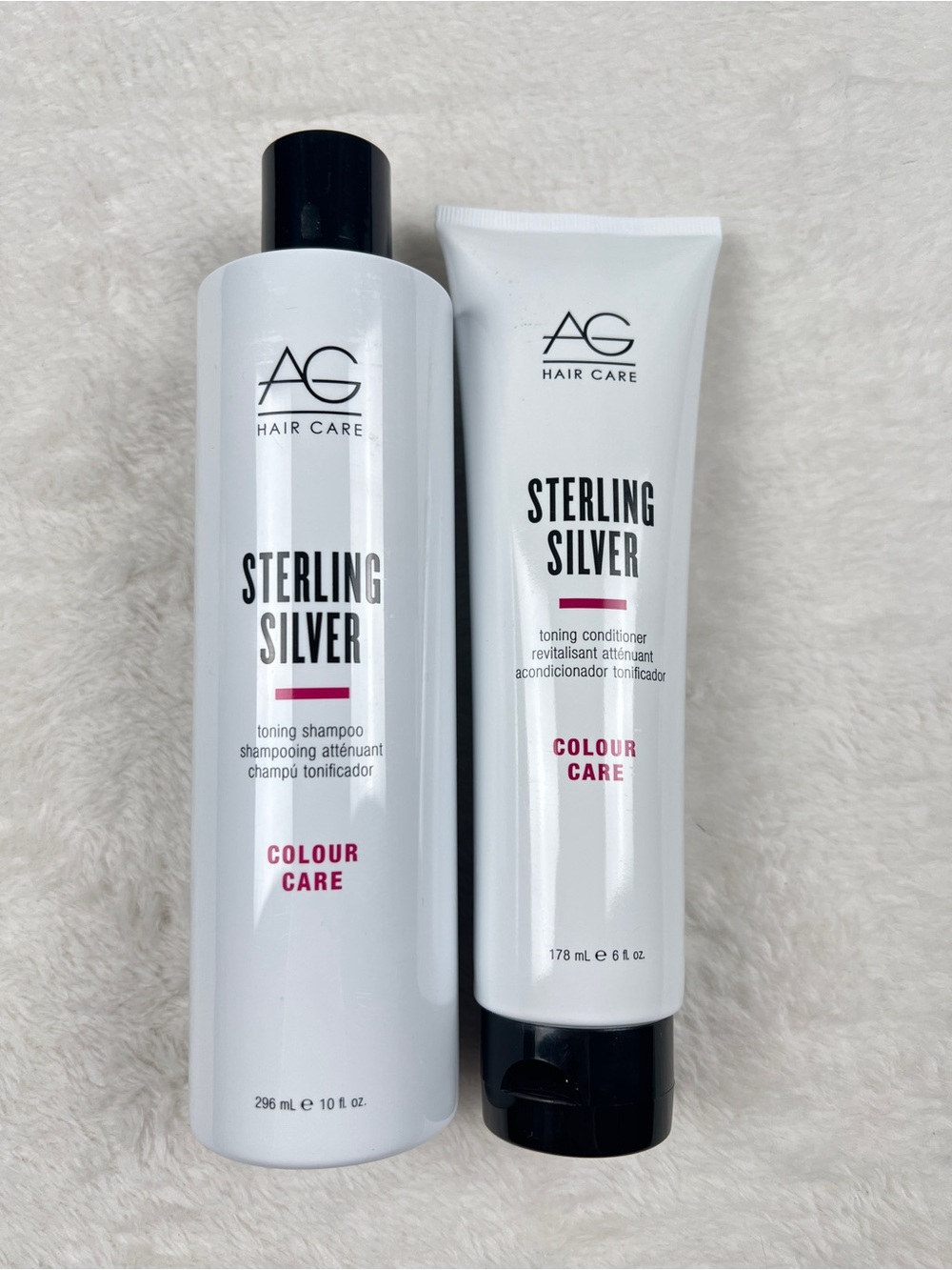 AG Hair Sterling Silver Purple Shampoo & Conditioner Set New